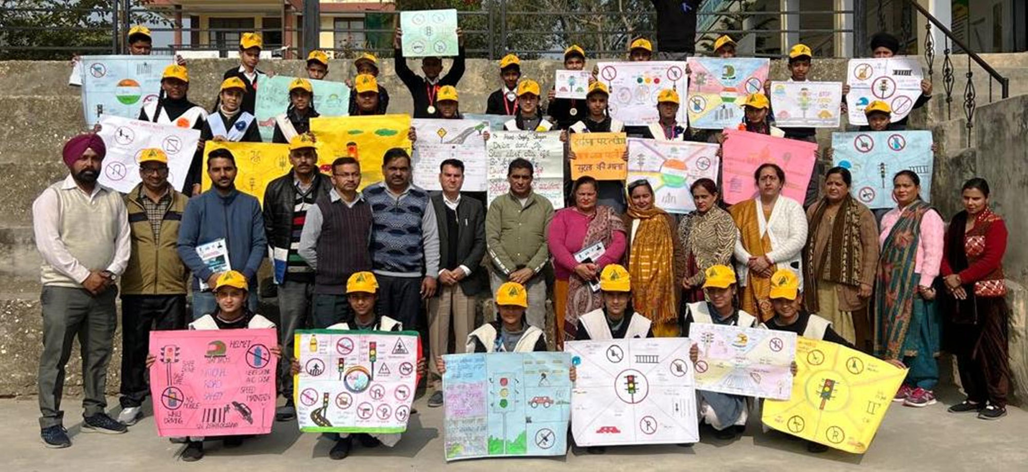 Awareness camp on road safety organized at Ravmapa Gondpur Jaichand